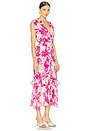 view 2 of 3 Kidada Dress in Fuschia Flora