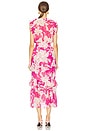 view 3 of 3 Kidada Dress in Fuschia Flora
