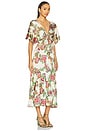 view 2 of 3 VESTIDO MIDI IRENA in Floral Lattice