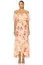 view 1 of 3 Heart Dress in Watercolor Floral