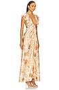 view 3 of 4 Velora Dress in Summer Batik Satin