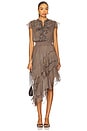 view 1 of 4 Ilysa Dress in Brown Paisley