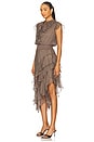 view 2 of 4 Ilysa Dress in Brown Paisley
