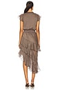 view 3 of 4 Ilysa Dress in Brown Paisley