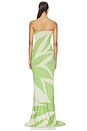 view 3 of 3 VESTIDO LALIT in Abstract Palm Leaf