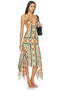 view 2 of 3 VESTIDO MIDI SHEILA in Majorelle Scarf