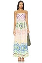 view 1 of 3 MAXIVESTIDO MADDIE in Rainbow Ceramic