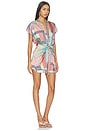 view 2 of 3 Mika Mini Dress in Oasis Patchwork