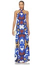view 2 of 3 ROBE MAXI KRISTEN in Aries Reflective
