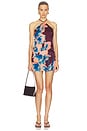 view 1 of 3 Avri Mini Dress in Cerulean Orchid