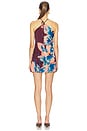 view 4 of 3 Avri Mini Dress in Cerulean Orchid