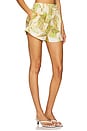 view 2 of 6 Noah Shorts in Chartreuse Abstract