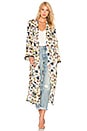 view 1 of 3 Malina Duster Kimono in White Floral