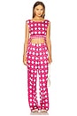 view 5 of 6 x REVOLVE Rita Pant in Fuchsia Rattan Mix
