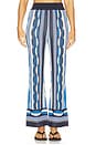 view 1 of 6 Marla Pant in BlueGeo Stripe Knit in Blue Geo Stripe Knit