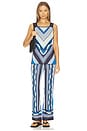 view 5 of 6 Marla Pant in BlueGeo Stripe Knit in Blue Geo Stripe Knit