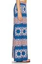 view 4 of 6 PANTALON SELENA in Sapphire Tapis Satin