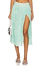 view 1 of 7 LOUISE スカート in Seafoam Linear Wave