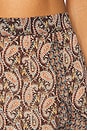 view 6 of 6 Rakal Skirt in Brown Paisley