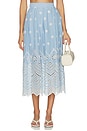 view 1 of 6 Aggie Skirt in Periwinkle Scallop