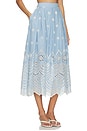 view 2 of 6 Aggie Skirt in Periwinkle Scallop