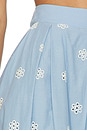 view 6 of 6 Aggie Skirt in Periwinkle Scallop
