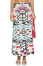 view 1 of 6 JUPE MIDI OCEAN in Summer Tapestry