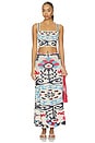 view 5 of 6 JUPE MIDI OCEAN in Summer Tapestry