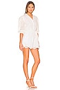 view 2 of 3 Joanna Romper in White Cotton Eyelet Mix