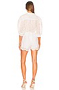 view 3 of 3 Joanna Romper in White Cotton Eyelet Mix