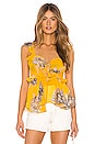 view 1 of 4 BLUSA MERLYA in Yellow Floral