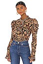 view 2 of 5 Garance Top in Gilded Paisley