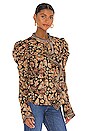 view 3 of 5 Garance Top in Gilded Paisley