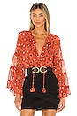 view 1 of 6 Alberta Top in Maravi Dots