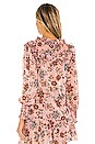 view 4 of 6 Raffi Top in Choco Rose