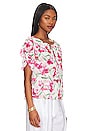 view 2 of 4 Sera Top in Fuschia Floral in Fuchsia Floral