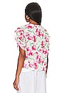 view 3 of 4 Sera Top in Fuschia Floral in Fuchsia Floral