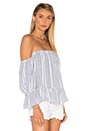 view 2 of 4 Brigit Top in Capri Stripe