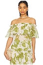 view 1 of 4 Adah Top in Green Goddess
