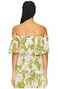 view 3 of 4 Adah Top in Green Goddess
