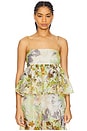 view 1 of 4 Trista Top in Lucent Blooms