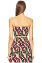 view 3 of 4 Roksana Bandeau in Prismatic Tile Fusch