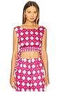 view 1 of 4 x REVOLVE Olena Top in Fuchsia Rattan Mix