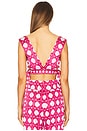 view 3 of 4 x REVOLVE Olena Top in Fuchsia Rattan Mix