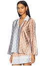 view 4 of 6 Isme Top in Checkered Tile