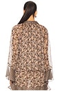 view 3 of 4 Maris Top in Brown Paisley