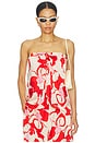 view 1 of 4 Pixie Top in Abstract Orchid