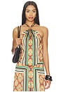 view 1 of 5 Gem Top in Majorelle Scarf
