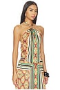 view 2 of 5 Gem Top in Majorelle Scarf