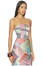 view 2 of 5 Rhys Bandeau in Oasis Patchwork